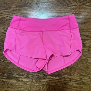 Sonic Pink Lululemon Speed Ups Size 0